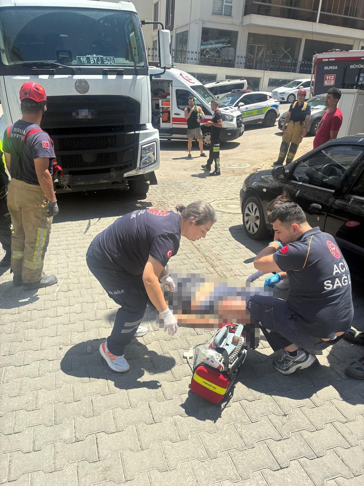 Bursa'da çöp kamyonun çarptığı adam hayatını kaybetti