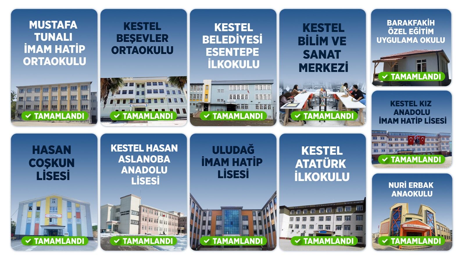 Kestel Belediyesi'nden Okullarda Yeni Dönem Mesaisi