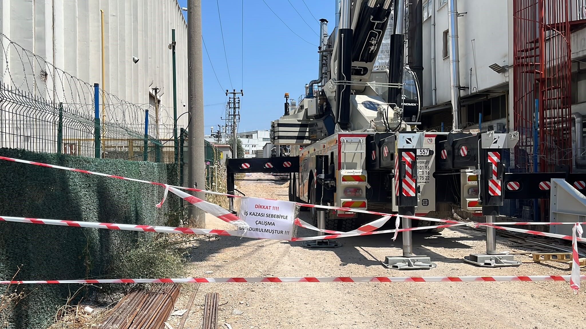 Bursa'da yüksek gerilim hattı akımına kapılan mühendis ağır yaralandı