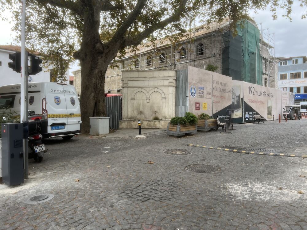 Bursa'da tarihi restorasyonda facia