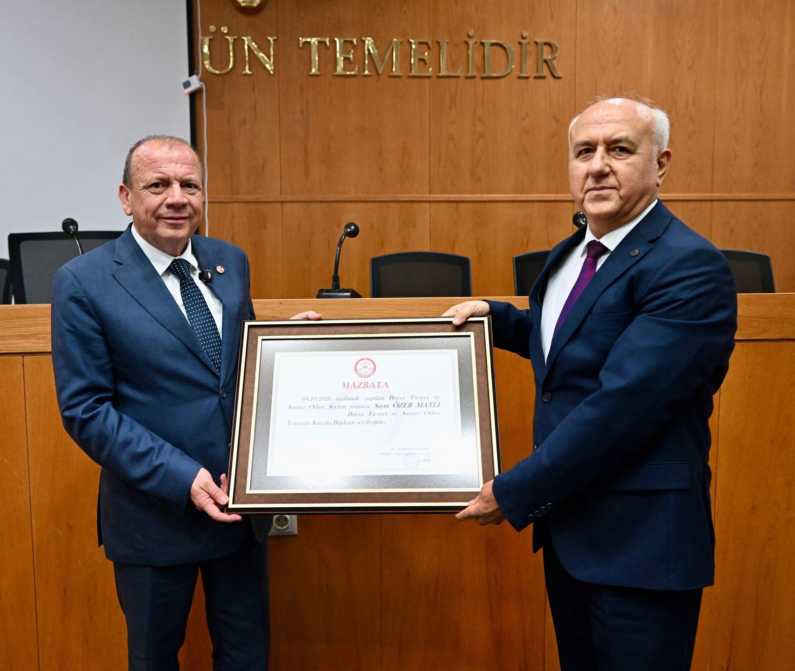 BTSO’da Özer Matlı dönemi resmen başladı