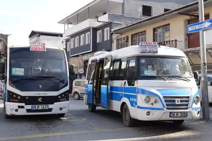Bursa'da minübüs ücretleri zamlandı