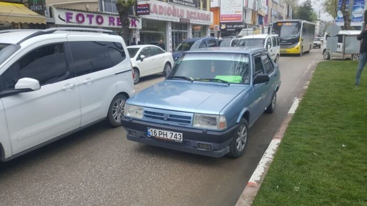 Düz kontak yaptı İnegöl'e kadar kaçabildi