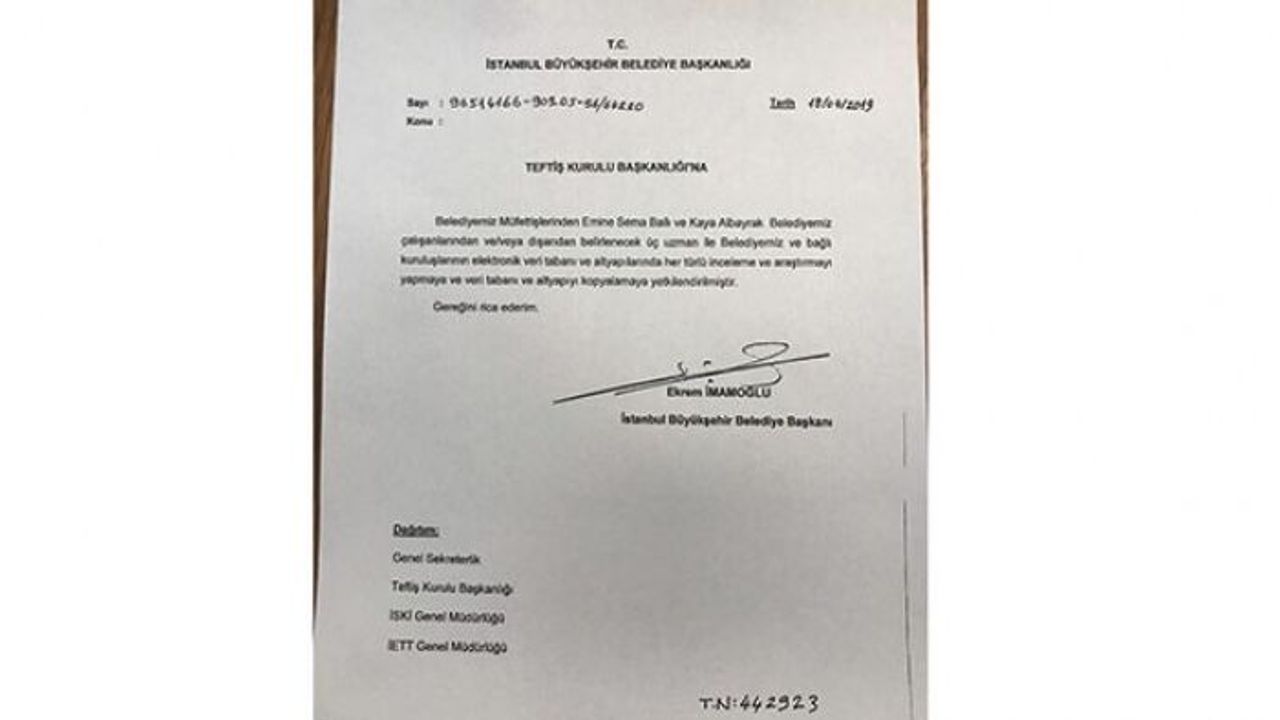 İmamoğlu'ndan çok konuşulacak kopyalama yetkisi