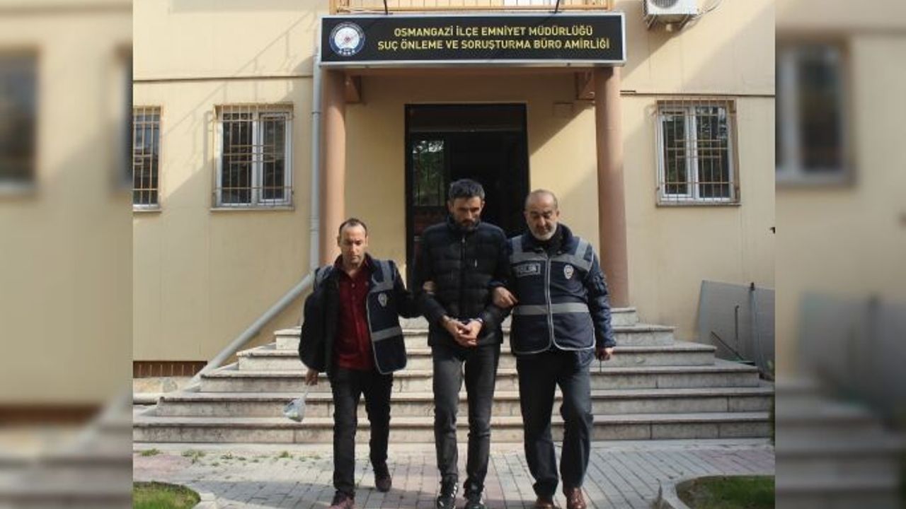 Osmangazi'de durduruldu, 7 ayrı suçtan arandığı ortaya çıktı