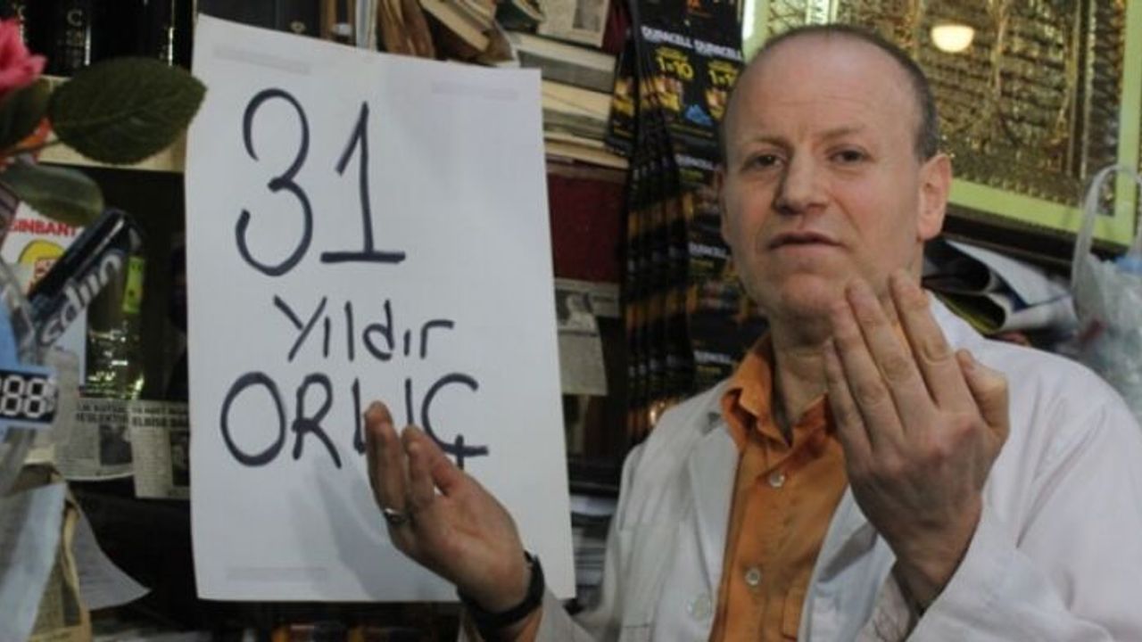 31 yıldır kesintisiz oruç tutuyor