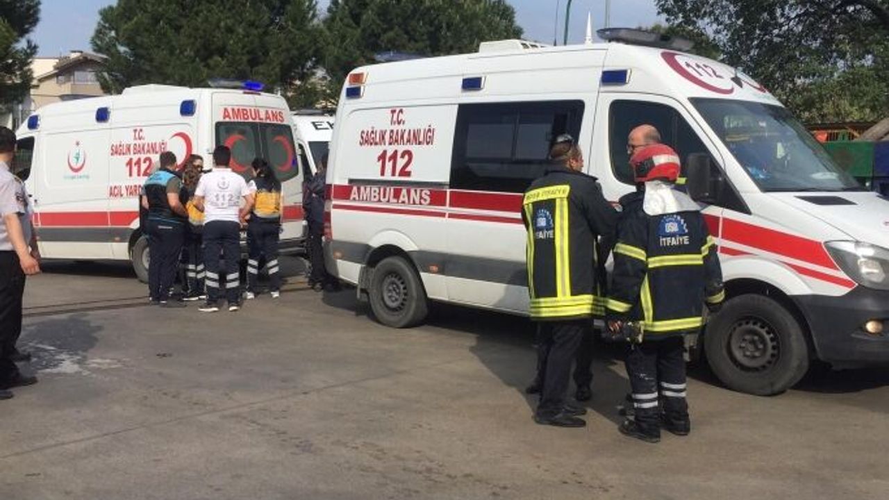 Bursa'da fabrikada patlama: 11 işçi hastanelik oldu