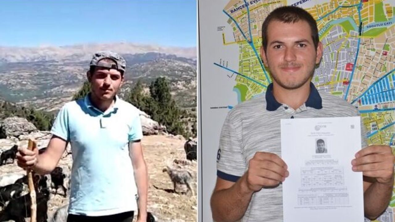 Çobanlık yapan gençten YKS'de müthiş başarı