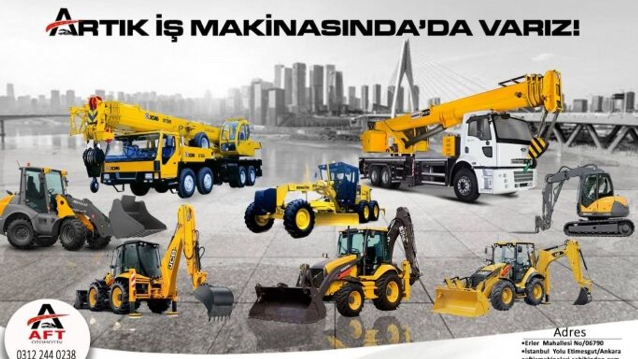 Türkiye'nin en büyük kamyon tır ve iş makinası pazarı AFT Otomotiv