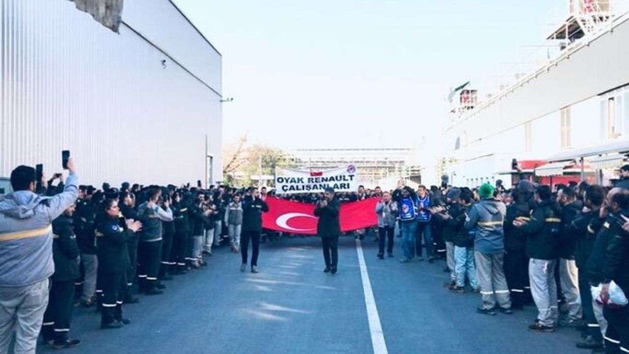 Oyak Renault'tan eylem yapan işçilere çok sert uyarı!