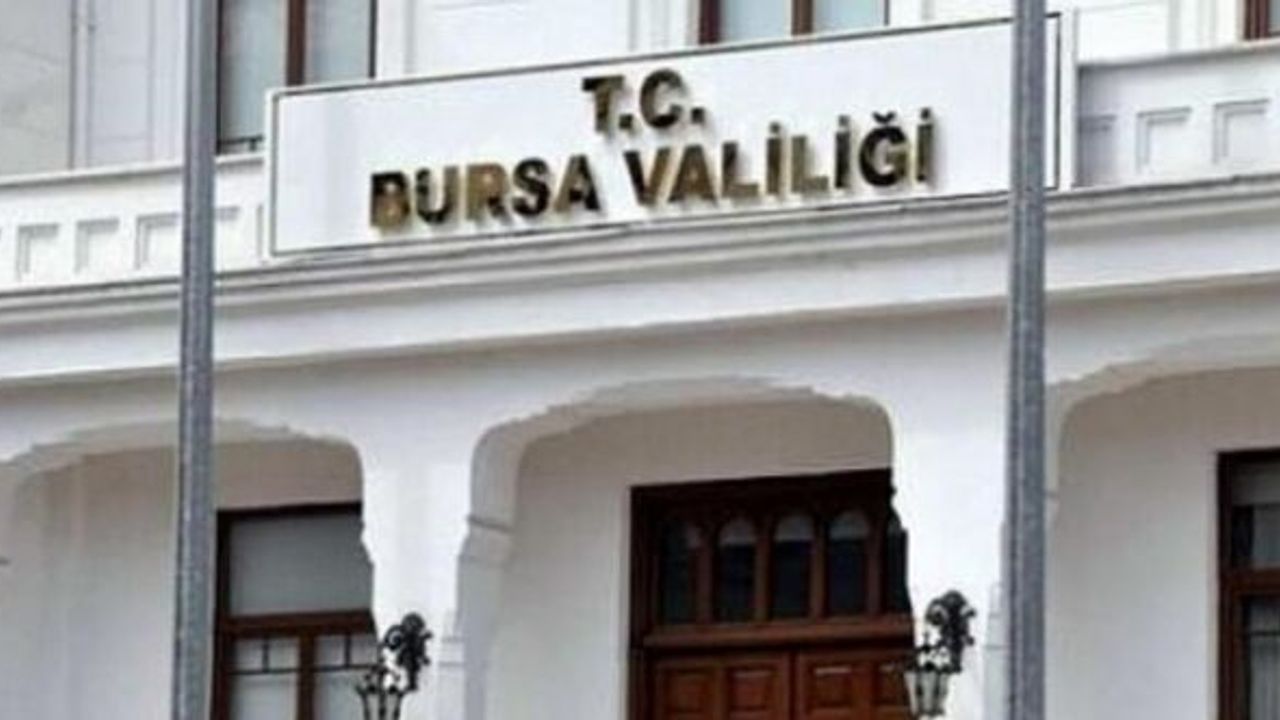 Bursa Valisinden sokağa çıkma yasağı haberlerine yalanlama