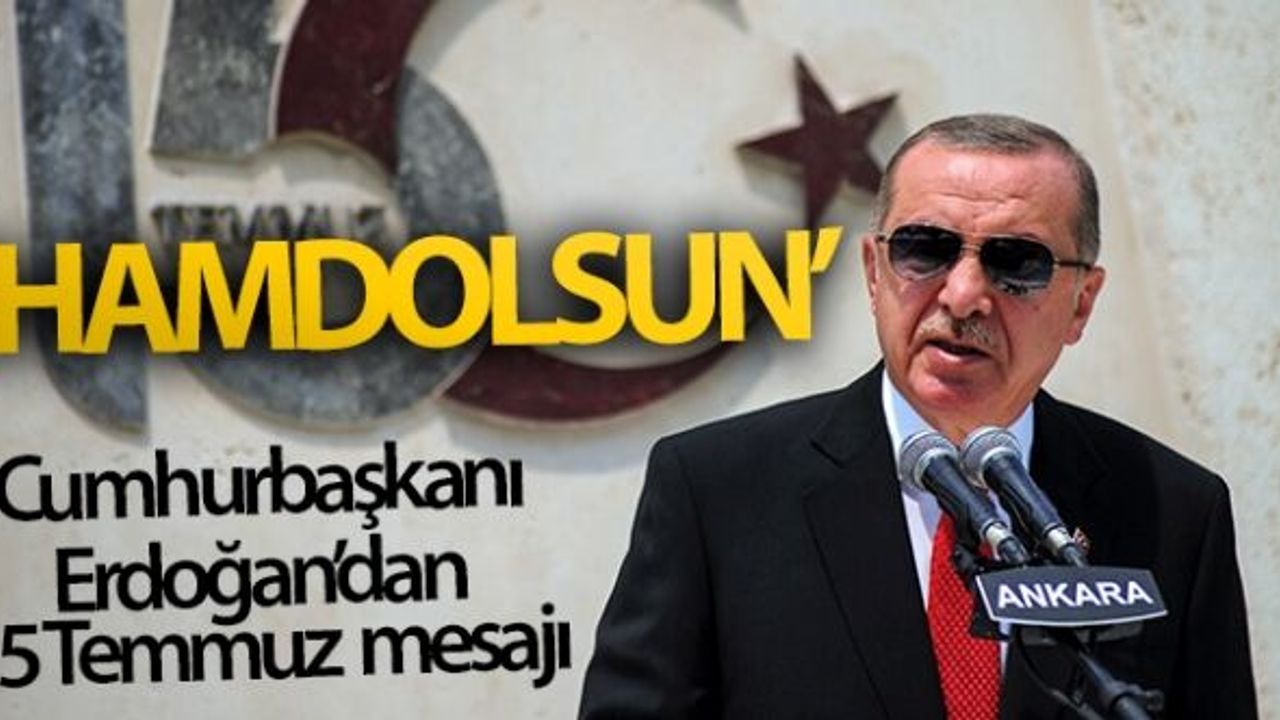 "15 TEMMUZ TARİHİ BİR KIRILMA NOKTASI"