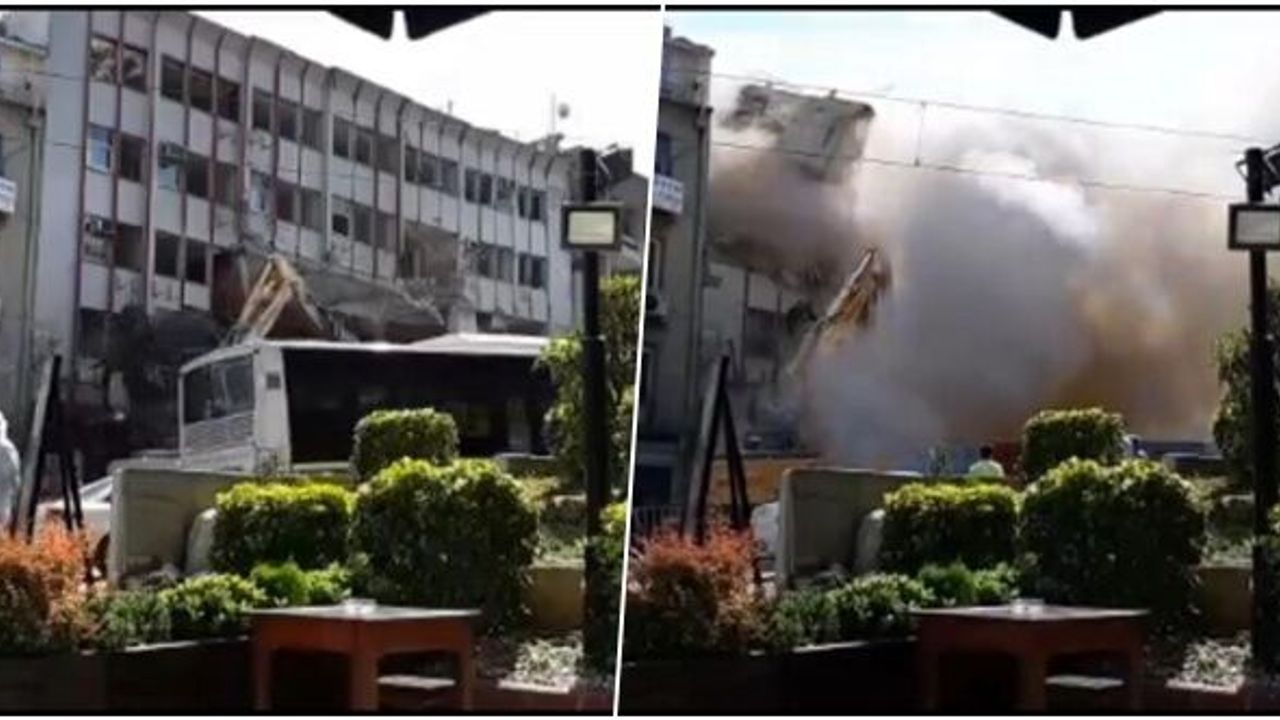 KIZILAY BİNASI YIKILDI TARİHİ DÖNÜŞÜM BAŞLADI