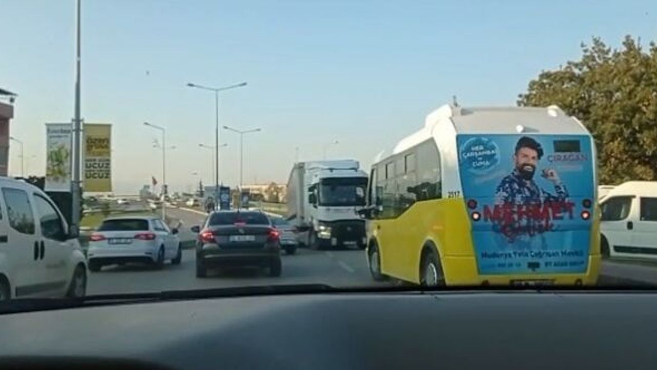 TERS ŞERİTTE SÜRÜCÜLER GÖRDÜĞÜNE İNANAMADI