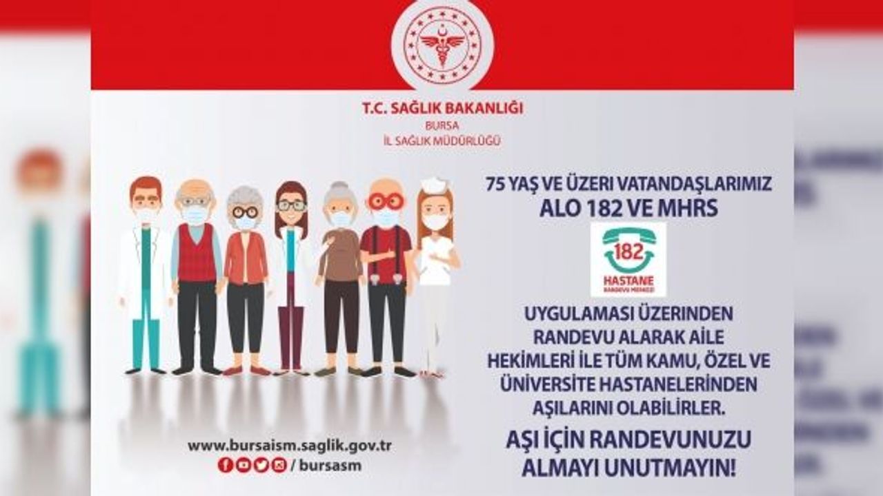 BURSA'DA COVİD AŞILARI TÜM HIZIYLA DEVAM EDİYOR