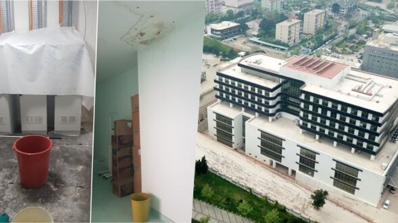 KORONAVİRÜSÜ YENEN HASTANE ÇATI SORUNUNU ÇÖZEMEDİ