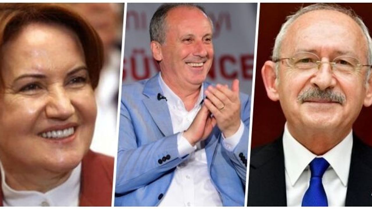 SON SEÇİM ANKETİNDE MUHARREM İNCE FARK ATTI