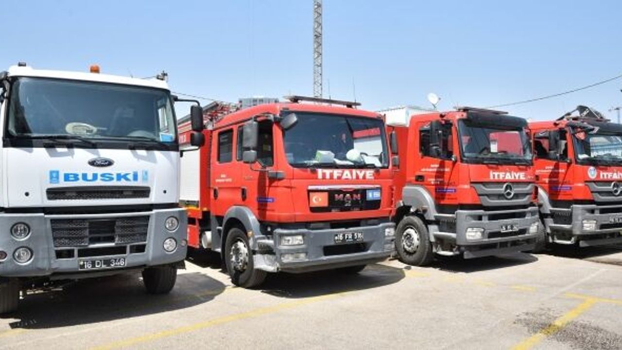 BURSA İTFAİYESİ MARMARİS'E GİDİYOR
