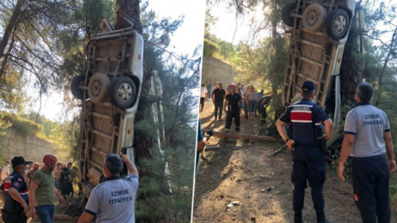 BİR KAZA HABERİ DE İZMİR'DEN: Ölü ve yaralılar var