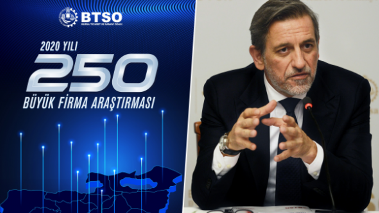 BURSA'NIN DEVLERİ BELLİ OLDU: İŞTE EN BÜYÜK 250 FİRMA