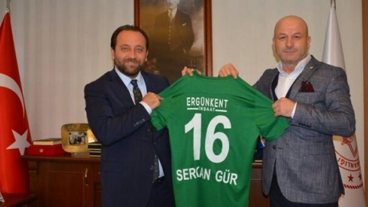 BURSASPOR'DAN İL MİLLİ EĞTİM MÜDÜRÜ GÜR'Ê ZİYARET