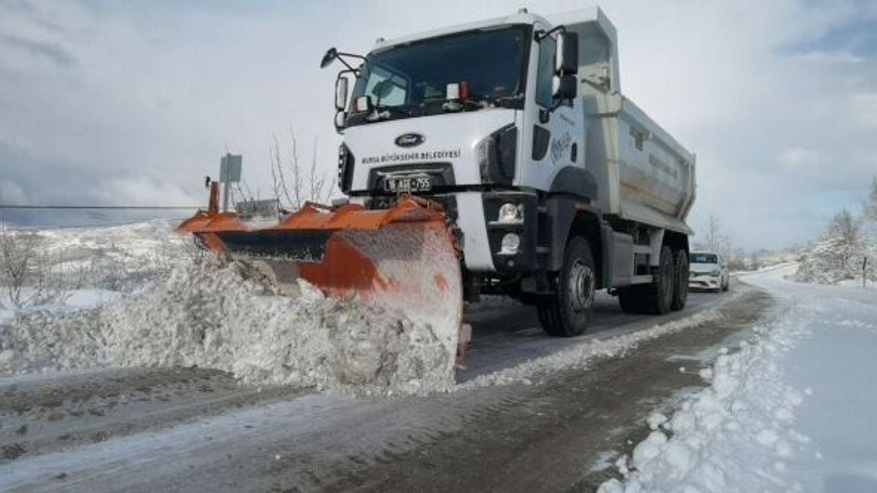 BURSA'DA 55 KÖY YOLU KAPANADI