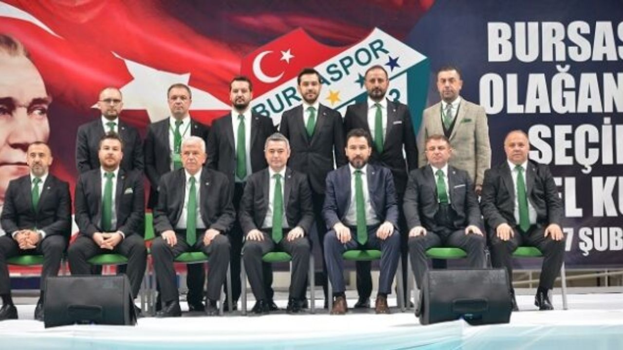 BURSASPOR'UN YENİ BAŞKANI ÖMER FURKAN BANAZ OLDU
