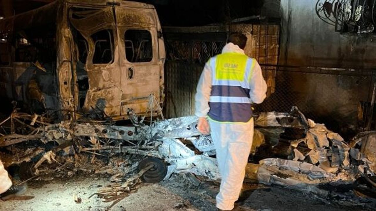 ANKARA'DAN GELEN EKİP İNCELEDİ ENKAZ KALDIRILDI