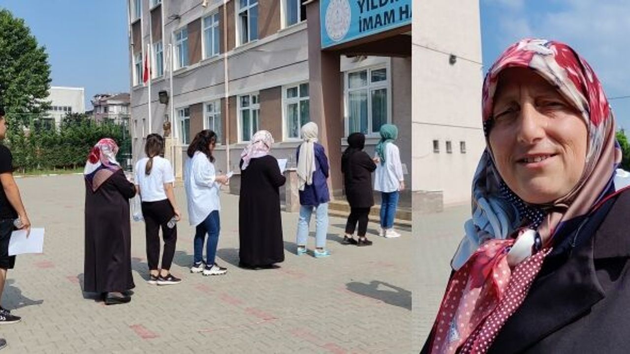 OKULDA ÇALIŞIYORDU ÖĞRENCİLERE ÖZENDİ SINAVA GİRDİ