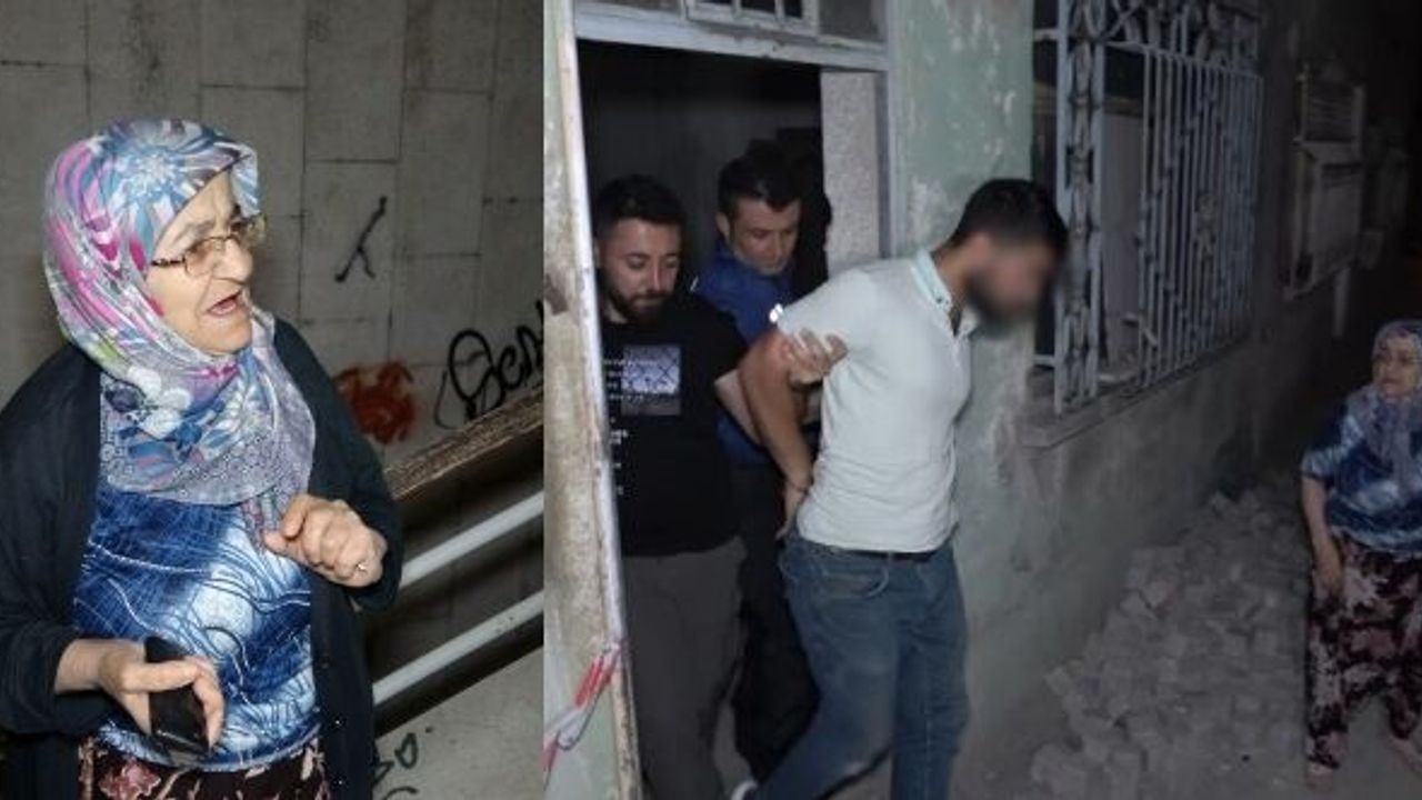 YAŞLI KADININ EVİNE GİREN HIRSIZLAR YAKALANDI