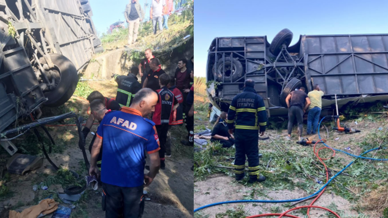 TATİL YOLUNDA KAZA: 6 ÖLÜ, 25 YARALI