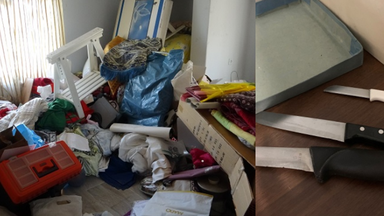 HIRSIZLAR 4 GÜN BOYUNCA EVDE YAŞADILAR! Her yere bıçak yerleştirdiler