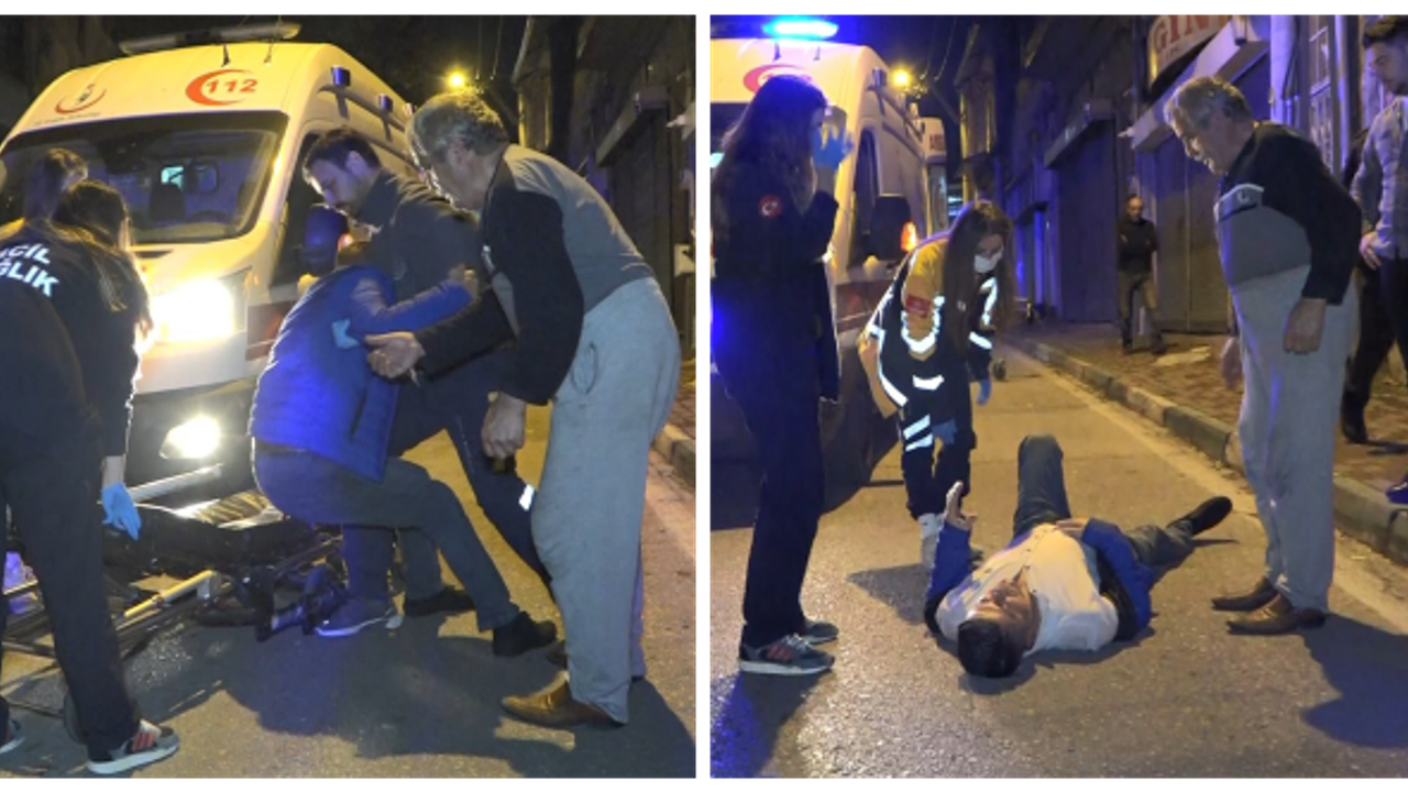 BABASINI YOL ORTASINDA YARALAYIP KAÇTI