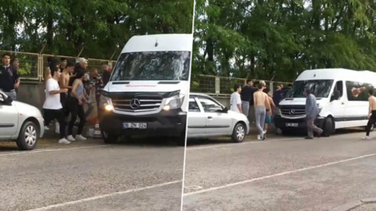BURSA'DA AMATÖR MAÇ SONRASI TARAFTARLAR ARASINDA KAVGA ÇIKTI