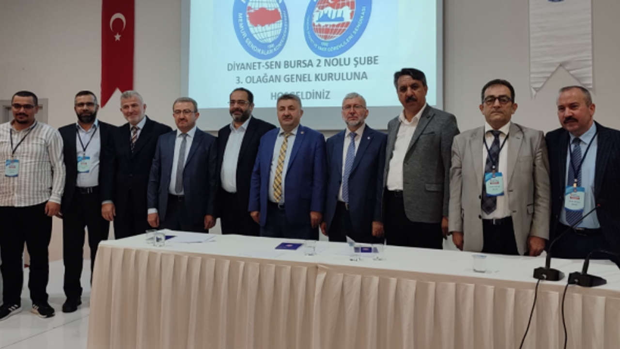 DİYANET-SEN BURSA 2 NOLU ŞUBE KEMAL GÖLEÇ İLE 'DEVAM' DEDİ