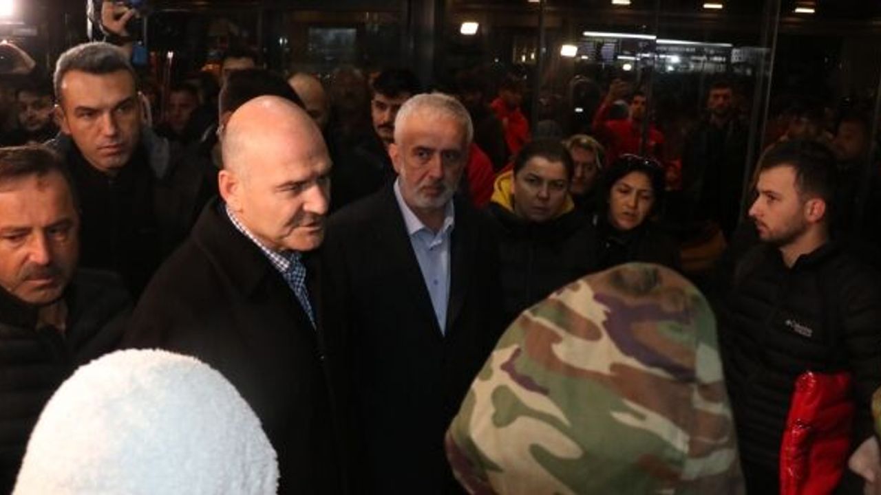 BAKAN SOYLU, DÜZCE'DE  SON DURUMU AÇIKLADI