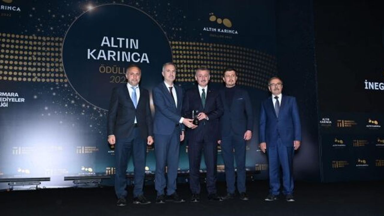 İNEGÖL ALTIN KARINCA'DAN ÖDÜLLE DÖNDÜ