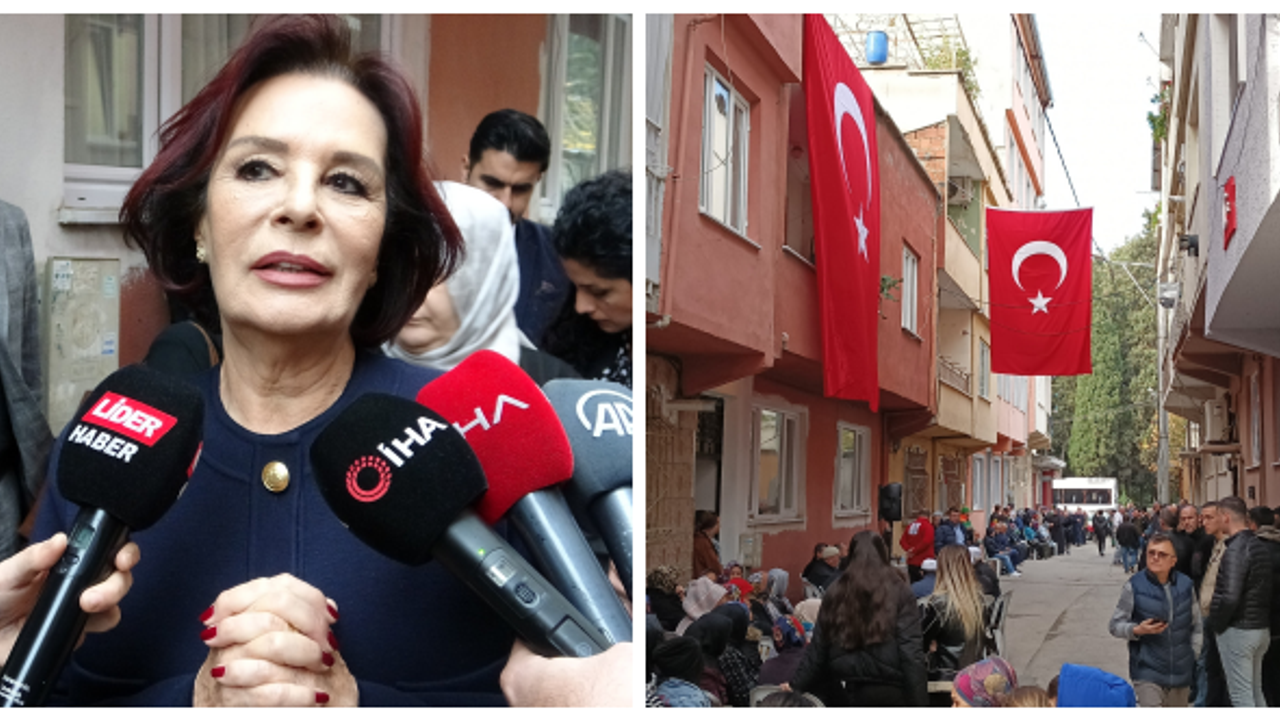 YILDIZ OYUNCU BURSA'DA ŞEHİT AİLESİNİ EVİNİ ZİYARET ETTİ