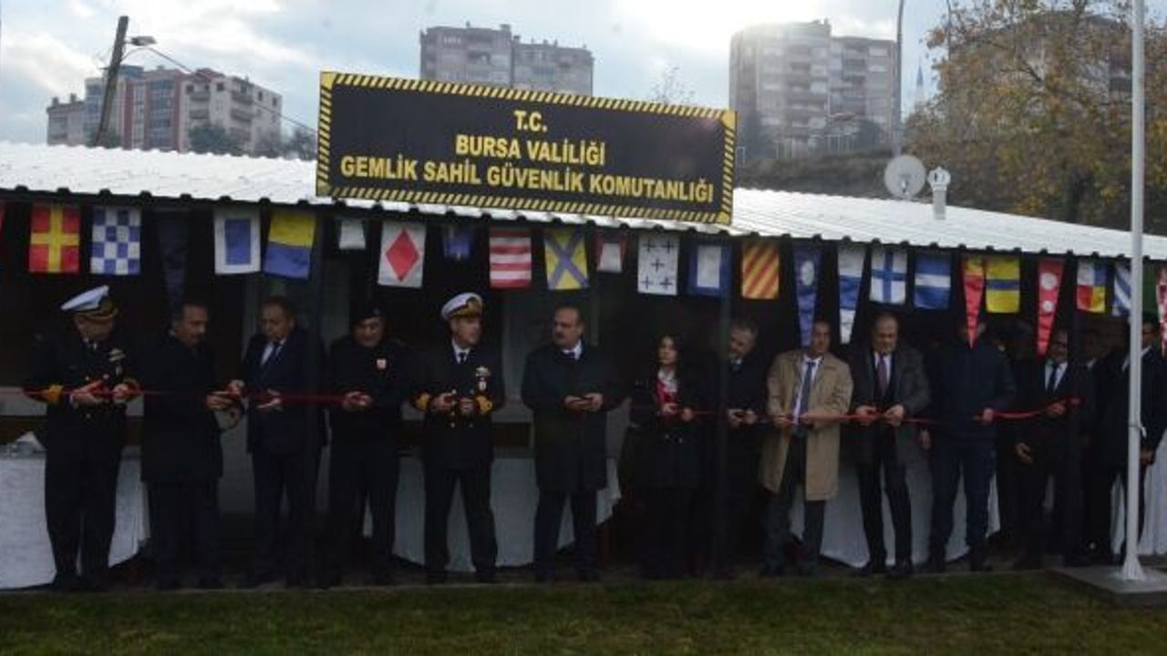 GEMLİK SAHİL GÜVENLİK HİZMET NOKTASI AÇILDI