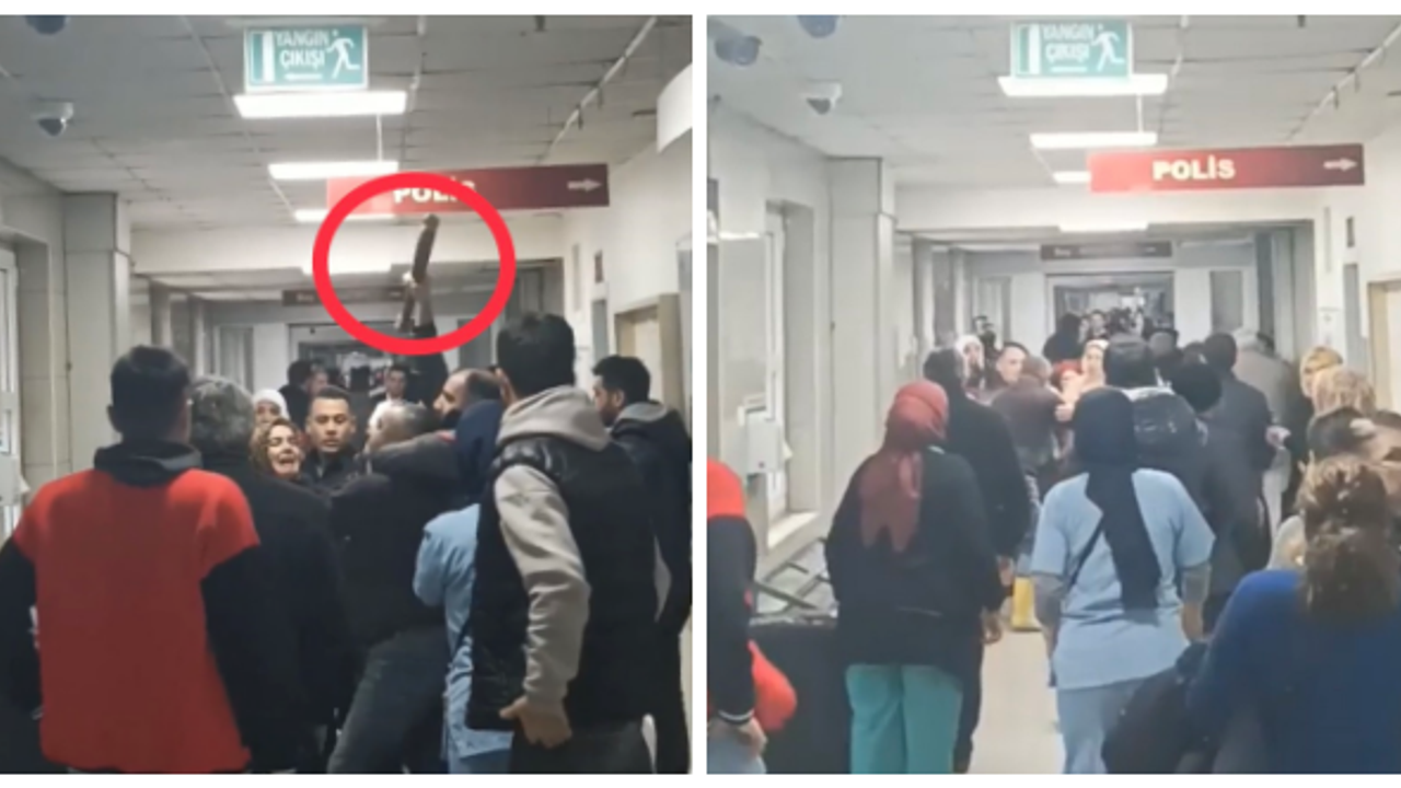 KIZLARI BALKONDAN DÜŞTÜ, AİLELER HASTANEDE BİRBİRİNE GİRDİ