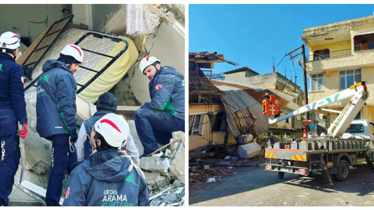 DEPREM ANINDA VE SONRASINDA UEDAŞ'TAN BÜYÜK GÖREV