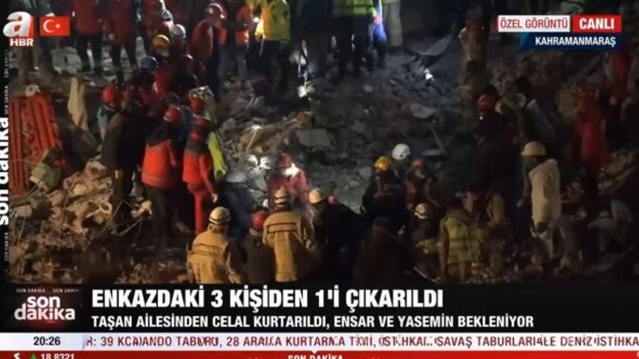 ORHANGAZİ BELEDİYESİ ARAMA KURTARMA EKİBİ OBAK ÜÇ CANI HAYATA TUTUNDUĞU EL OLDU.