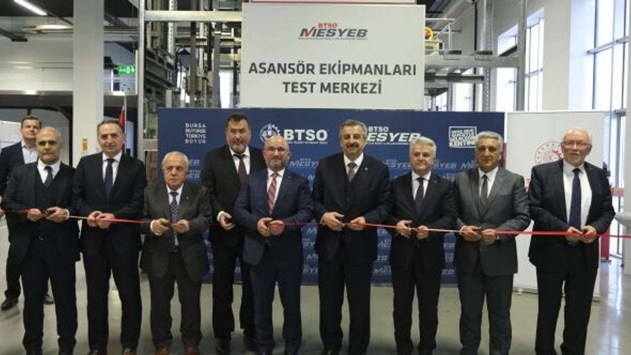 ASANSÖR SEKTÖRÜNDE TÜRKİYE’NİN İLK TEST VE GELİŞTİRME MERKEZİ BURSA’DA KURULDU
