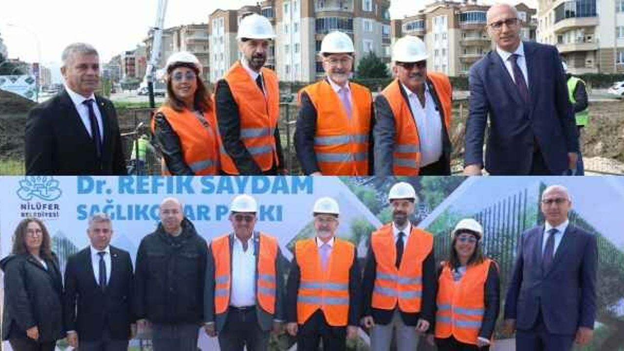 NİLÜFER’DE DR. REFİK SAYDAM SAĞLIKÇILAR PARKI’NIN TEMELİ ATILDI