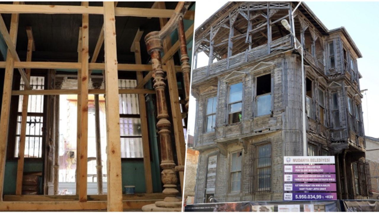 BURSA'DA RESTORASYON ÇALIŞMALARI SIRASINDA TALİHSİZ KAZA: 2 YARALI