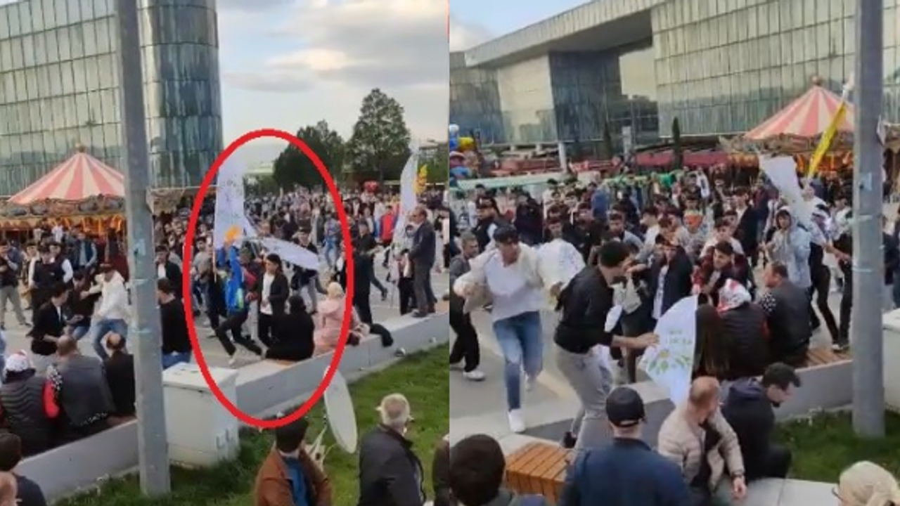 HDP'LİLERDEN BURSA'DA MİTİNG SONRASI SALDIRI