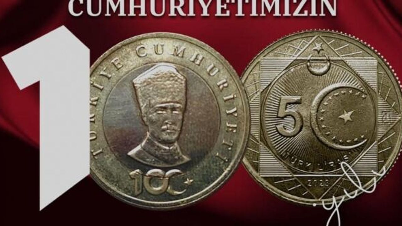 5 TL MADENİ PARALAR PİYASAYA SÜRÜLÜYOR