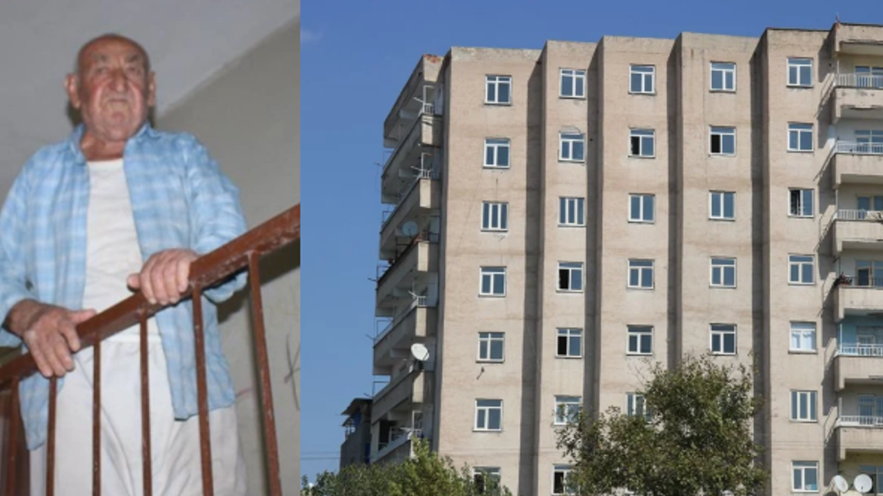 8 KATLI APARTMANDA TEK BAŞINA YAŞIYOR