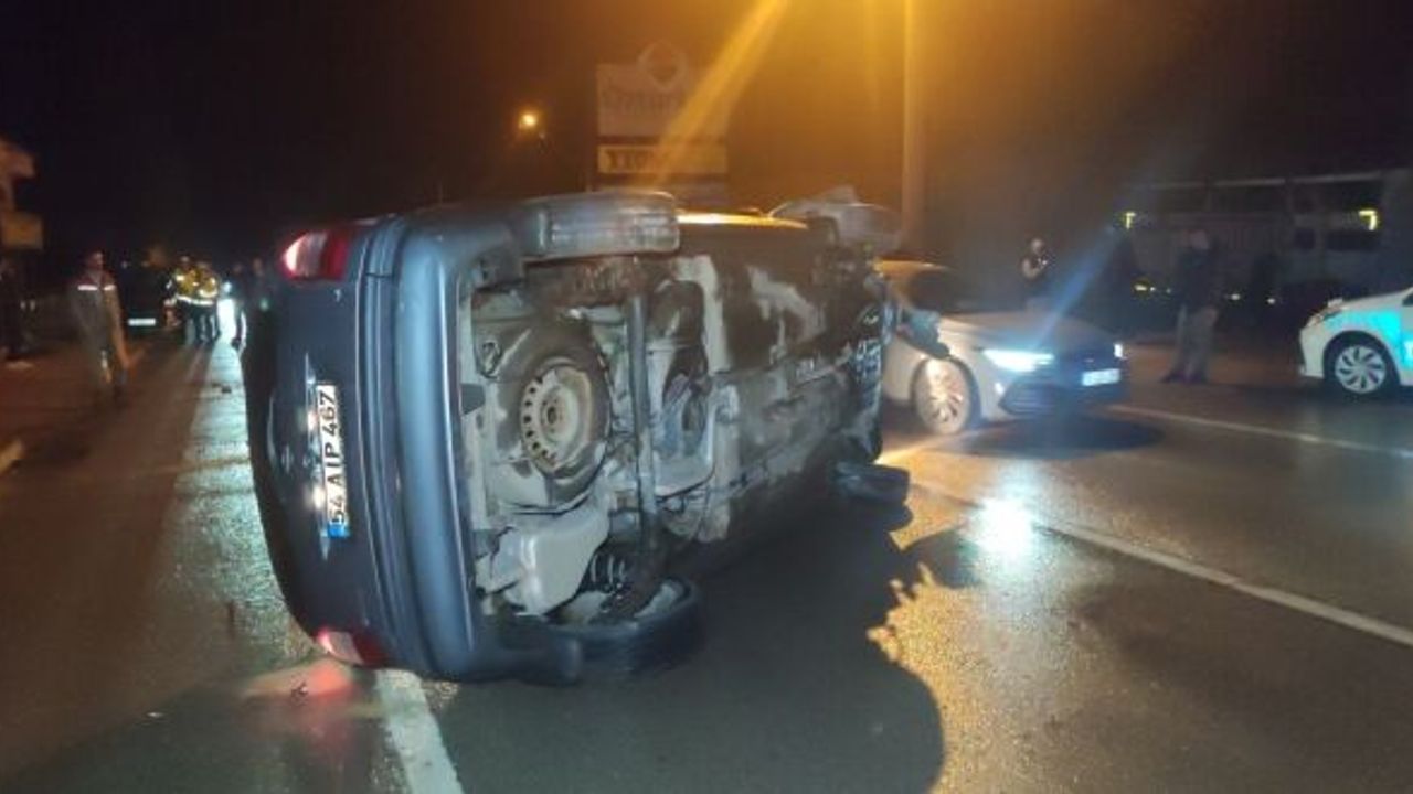 BURSA'DA VİRAJI ALAMADI, DUVARA ÇARPTI