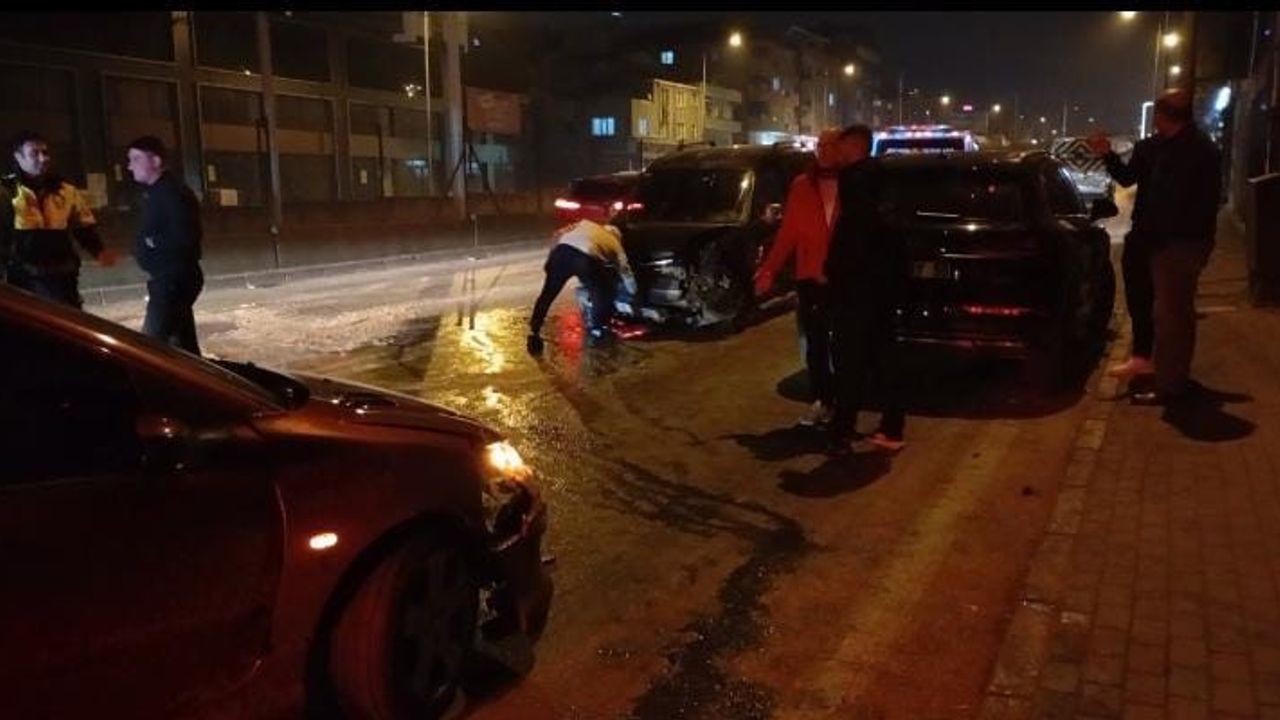 Bursa'da zincileme kaza